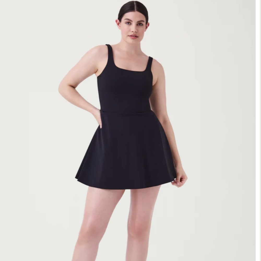 NWT Spanx Women’s Tennis Dress, medium, black